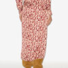 Falda midi con estampado jacquard Lisanne