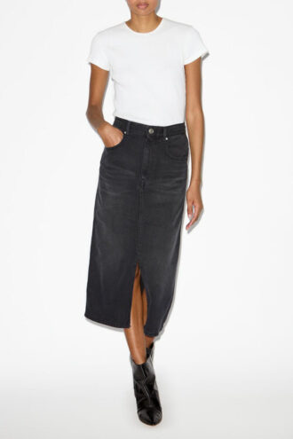 Falda midi de denim fino Tilauria Falda midi de denim fino Tilauria