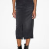 Falda midi de denim fino Tilauria