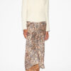 Falda midi Lisanne de seda estampada Falda midi Lisanne de seda estampada