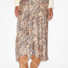 Falda midi Lisanne de seda estampada Falda midi Lisanne de seda estampada