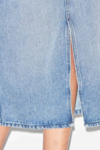 Falda midi Tilauria en denim fino Falda midi Tilauria en denim fino