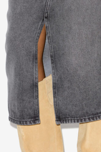 Falda midi Tilauria en denim fino Falda midi Tilauria en denim fino