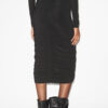 Falda midi Vicky de jersey fruncido Falda midi Vicky de jersey fruncido