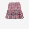 Falda Naomi de voile de algodón estampado fruncido Falda Naomi de voile de algodón estampado fruncido
