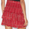 Falda Naomi de voile de algodón fruncido estampada Falda Naomi de voile de algodón fruncido estampada