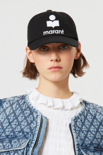 Gorra de algodón bordada Tyron con logotipo