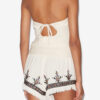 Jersey de punto macramé con espalda abierta Araliane