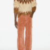 Jersey Nicolas Mohair con estampado Fair Isle