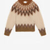 Jersey Nicolas Mohair con estampado Fair Isle