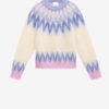 Jersey Nicolas Mohair con estampado Fair Isle