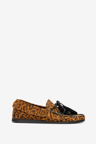 Mocasines de piel estampada Fitza
