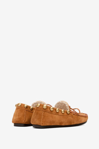 Mocasines de piel forrados Fitza