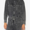 Mono de algodón denim Idany con manga larga Mono de algodón denim Idany con manga larga