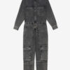 Mono de algodón denim Idany con manga larga Mono de algodón denim Idany con manga larga