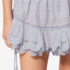 Pantalón corto Puria con volantes de algodón y encaje floral Pantalón corto Puria con volantes de algodón y encaje floral