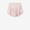 Pantalones cortos bordados de seda y algodón Zoelia Pantalones cortos bordados de seda y algodón Zoelia
