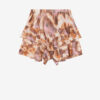 Pantalones cortos con volantes de voile de algodón estampado Jocadia Pantalones cortos con volantes de voile de algodón estampado Jocadia
