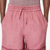 Pantalones cortos de gasa de algodón bordados Zilan Pantalones cortos de gasa de algodón bordados Zilan