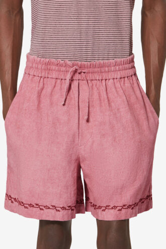 Pantalones cortos de gasa de algodón bordados Zilan