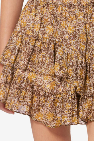 Pantalones cortos de voile de algodón orgánico estampados de Jocadia