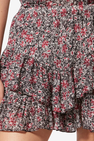 Pantalones cortos de voile de algodón orgánico estampados de Jocadia