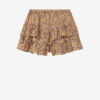 Pantalones cortos de voile de algodón orgánico estampados de Jocadia