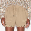 Pantalones cortos Safa con bordado calado Pantalones cortos Safa con bordado calado