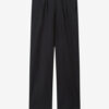 Pantalones de algodón con pliegues y corte holgado Yostin Pantalones de algodón con pliegues y corte holgado Yostin