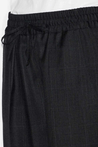 Pantalones de lana a cuadros Glen plisados Liska Pantalones de lana a cuadros Glen plisados Liska