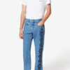 Pantalones de mezclilla bordados Lewys con 5 bolsillos Pantalones de mezclilla bordados Lewys con 5 bolsillos