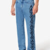 Pantalones de mezclilla bordados Lewys con 5 bolsillos Pantalones de mezclilla bordados Lewys con 5 bolsillos