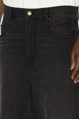 Pantalones de mezclilla de corte ancho Jameson
