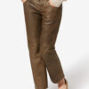Pantalones de piel de cordero brillante Vanel Pantalones de piel de cordero brillante Vanel