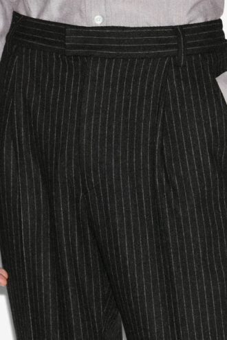 Pantalones de traje de lana a rayas Flavien