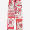 Pantalones Fedora de voile de algodón con estampado bandana Pantalones Fedora de voile de algodón con estampado bandana