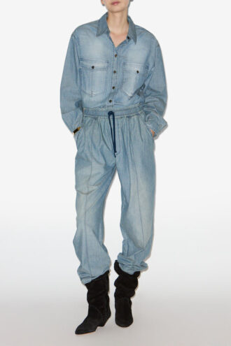 Pantalones fluidos de cambray Catalia Pantalones fluidos de cambray Catalia