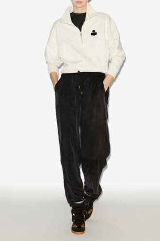 Pantalones fluidos de satén Zaylee