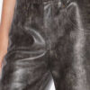 Pantalones holgados de piel sintética Coralea