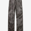 Pantalones holgados de piel sintética Coralea