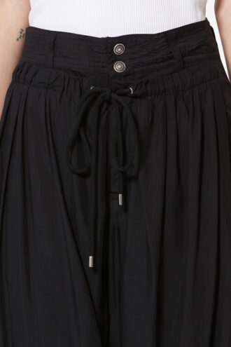 Pantalones Inaya de pierna ancha con cinturilla superpuesta