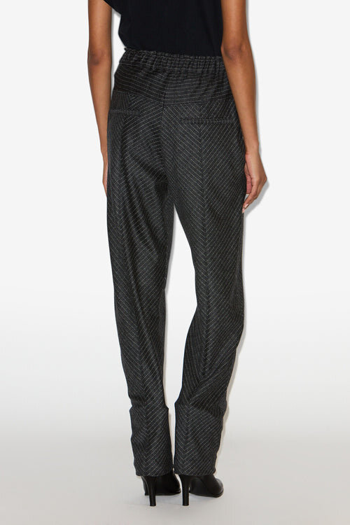Pantalones plisados de lana virgen Rakia Pantalones plisados de lana virgen Rakia