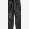 Pantalones rectos de piel Chazia Pantalones rectos de piel Chazia