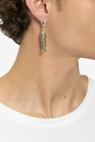 Pendiente colgante con forma de pez River Man