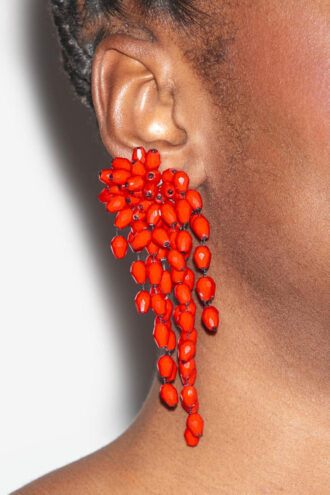 Pendientes colgantes con cuentas Hanabi