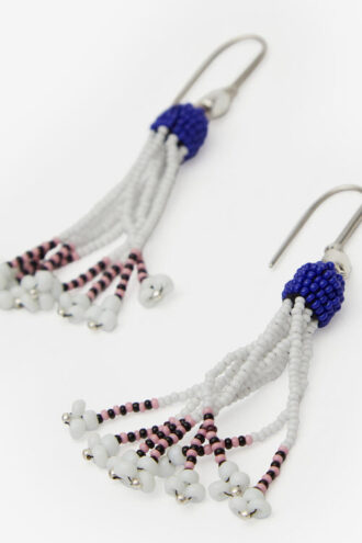 Pendientes colgantes con cuentas Nuna