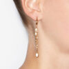 Pendientes con borlas dorados Casablanca