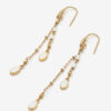 Pendientes con borlas dorados Casablanca