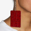 Pendientes con placa colgante Blacke Pendientes con placa colgante Blacke