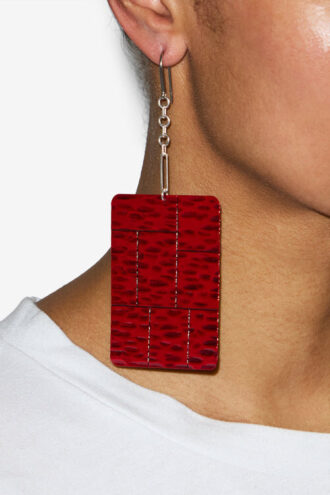 Pendientes con placa colgante Blacke